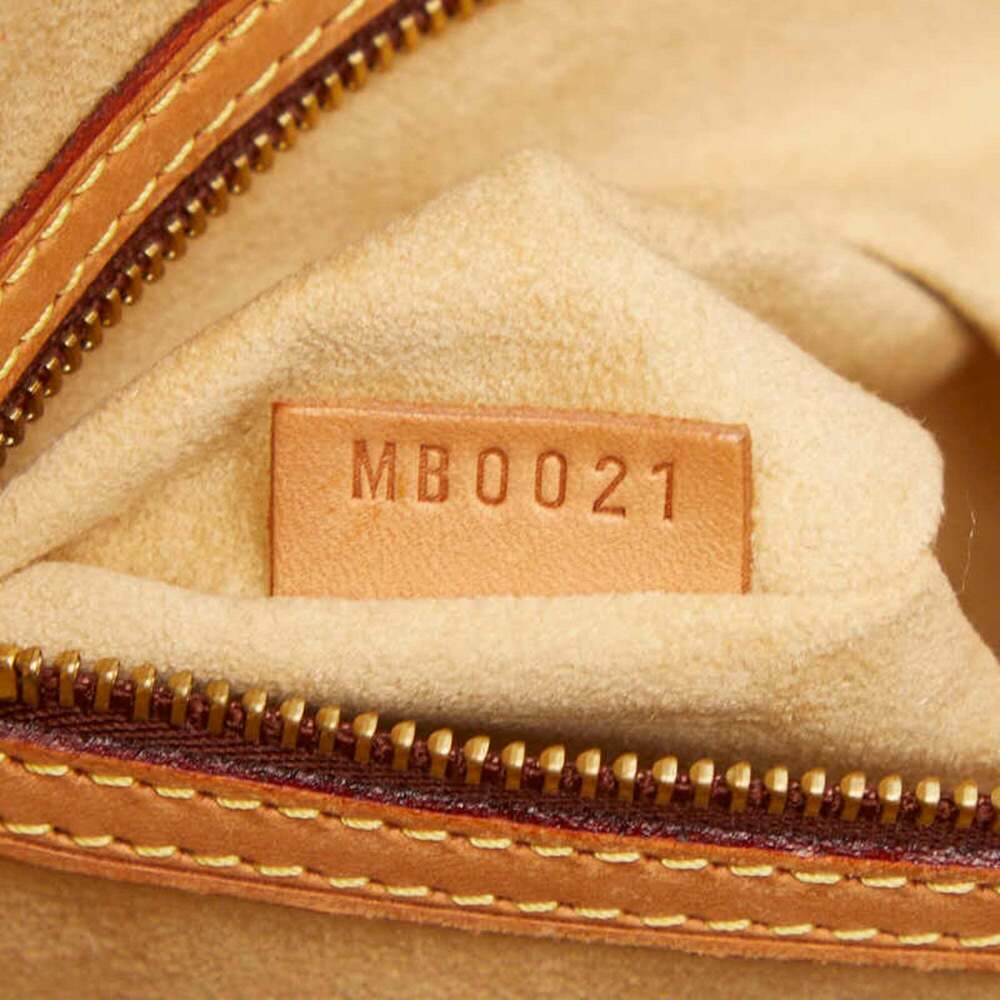 LOUIS VUITTON Authentic Brown Monogram Leather Tote Bag - Picture 12 of 12